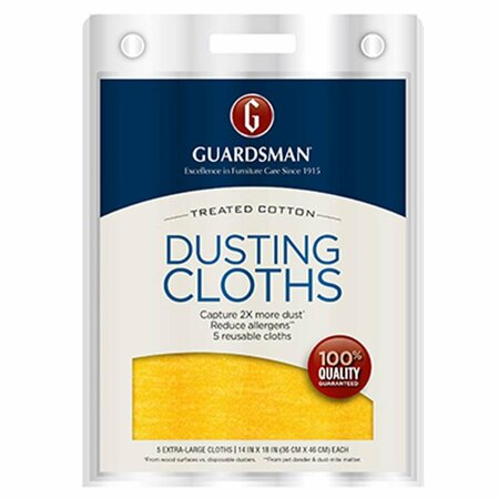 GUARDSMAN 462700 Ultimate Cotton Dusting Cloth, 5PK GU573332